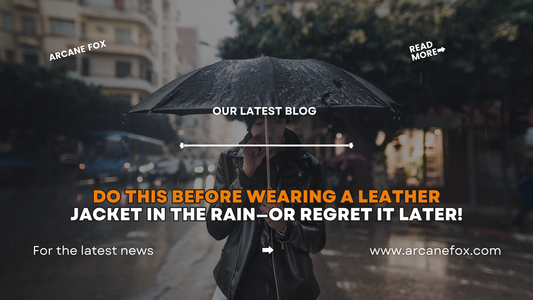 Do This Before Wearing a Leather Jacket in the Rain—Or Regret It Later!