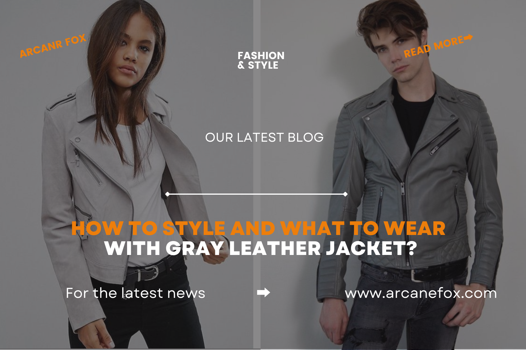 Gray Leather Jacket How to Style and What To Wear