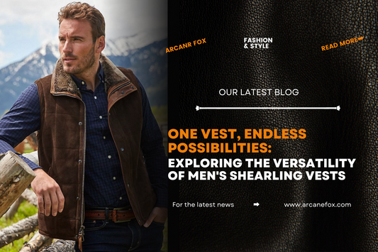 One Vest, Endless Possibilities: Exploring the Versatility of Men's Shearling Vests