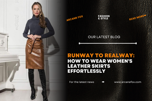 Runway to Realway: How to Wear Women's Leather Skirts Effortlessly