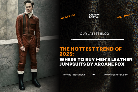 The Hottest Trend of 2023: Where to Buy Men's Leather Jumpsuits by Arcane Fox