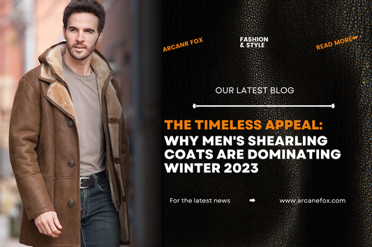 The Timeless Appeal Why Men's Shearling Coats Are Dominating Winter 2023