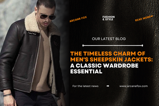 The Timeless Charm of Men's Sheepskin Jackets A Classic Wardrobe Essential