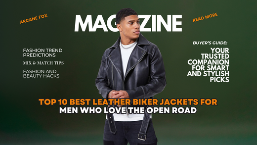 Top 10 Best Leather Biker Jackets for Men Who Love the Open Road