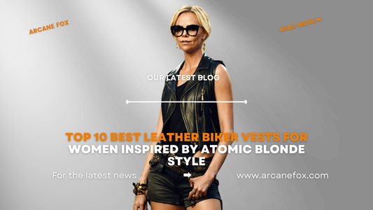 Top 10 Best Leather Biker Vests for Women Inspired By Atomic Blonde Style