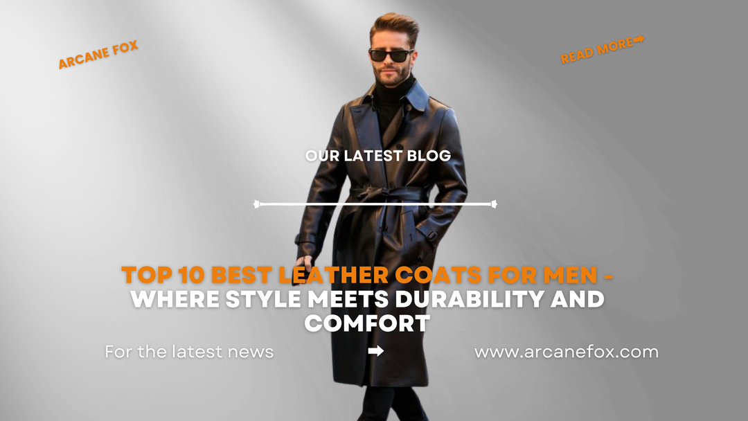 Top 10 Best Leather Coats For Men - Where Style Meets Durability and Comfort