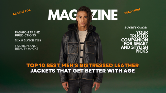 Top 10 Best Men's Distressed Leather Jackets That Get Better With Age