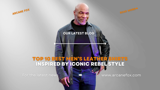 Top 10 Best Men’s Leather Shirts Inspired by Iconic Rebel Style