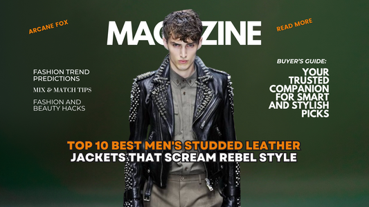 Top 10 Best Men's Studded Leather Jackets That Scream Rebel Style