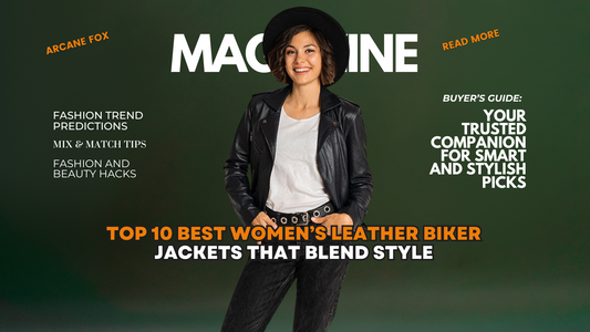 Top 10 Best Women’s Leather Biker Jackets That Blend Style