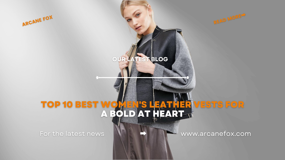 Top 10 Best Women's Leather Vests for a Bold at Heart