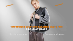 Top 10 Best Women's Leather Vests for a Bold at Heart