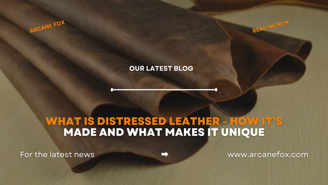 What is Distressed Leather - How It’s Made and What Makes It Unique