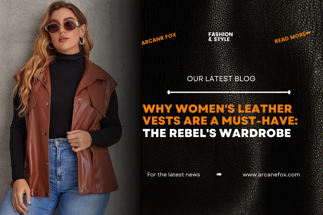 Why Women's Leather Vests Are a Must-Have: The Rebel's Wardrobe