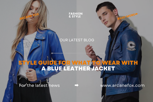 Style Guide For What To Wear With A Blue Leather Jacket