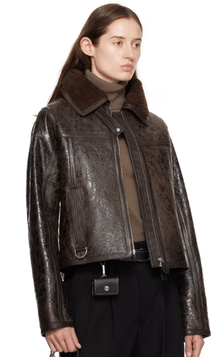 Women's Anna Real Sheepskin Jacket With Fox [Light Tan] – LeatherKloset