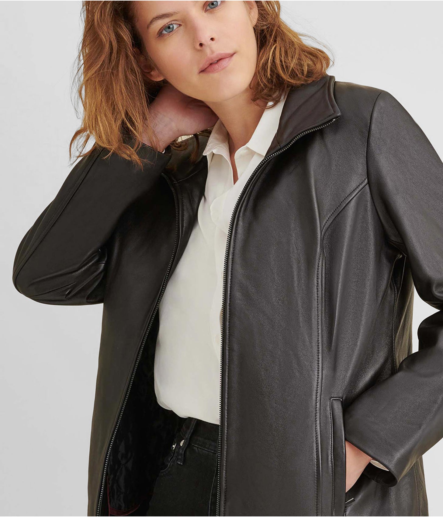 Wilson leather clearance jacket for ladies