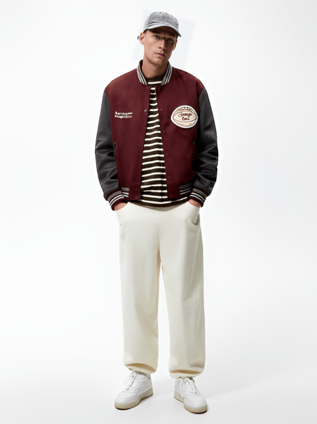 Evan Mock Letterman - Varsity Jacket for Men | RVCA