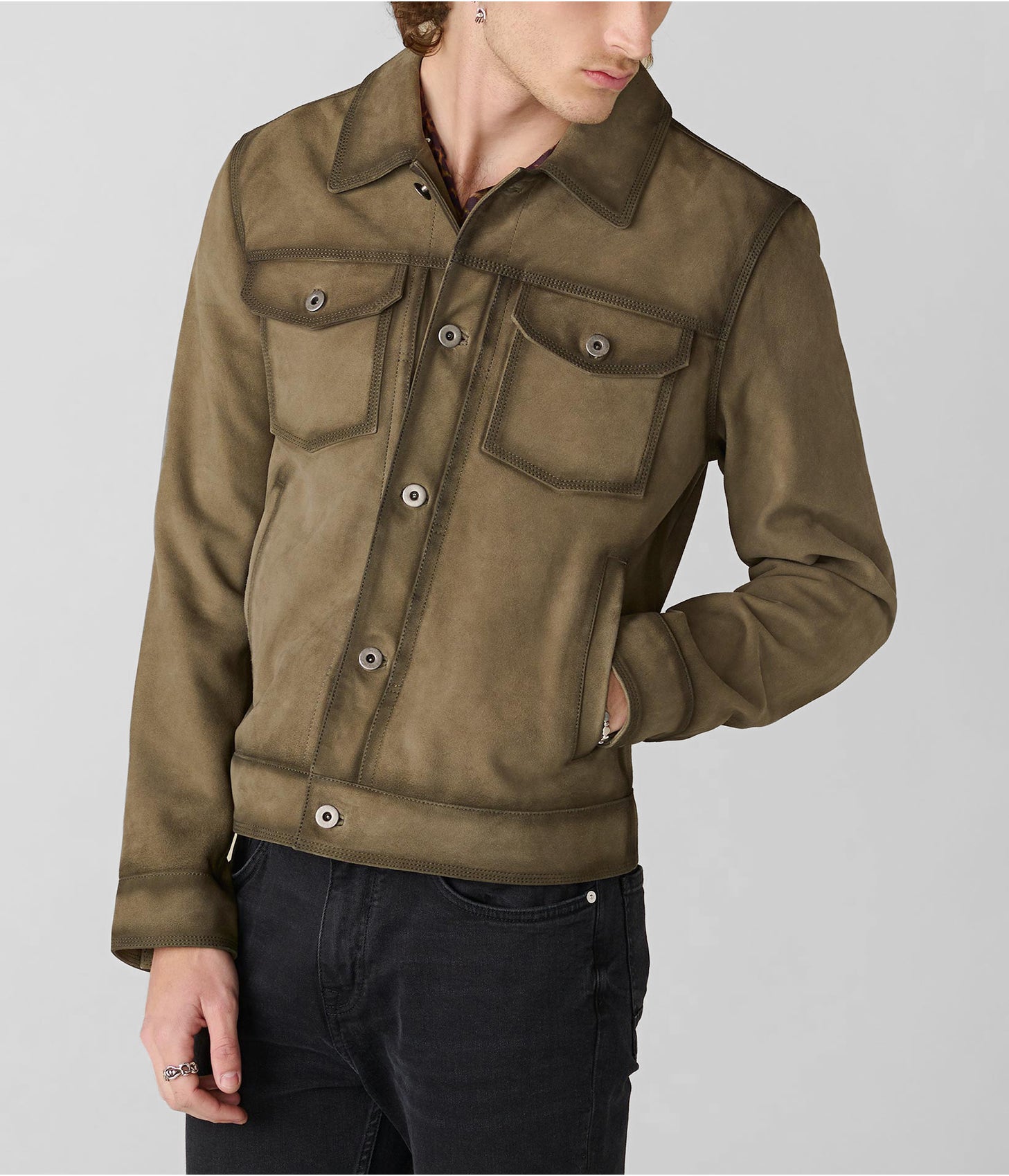Robinson denim jacket (EMBF219-201) – Today's Man Shop