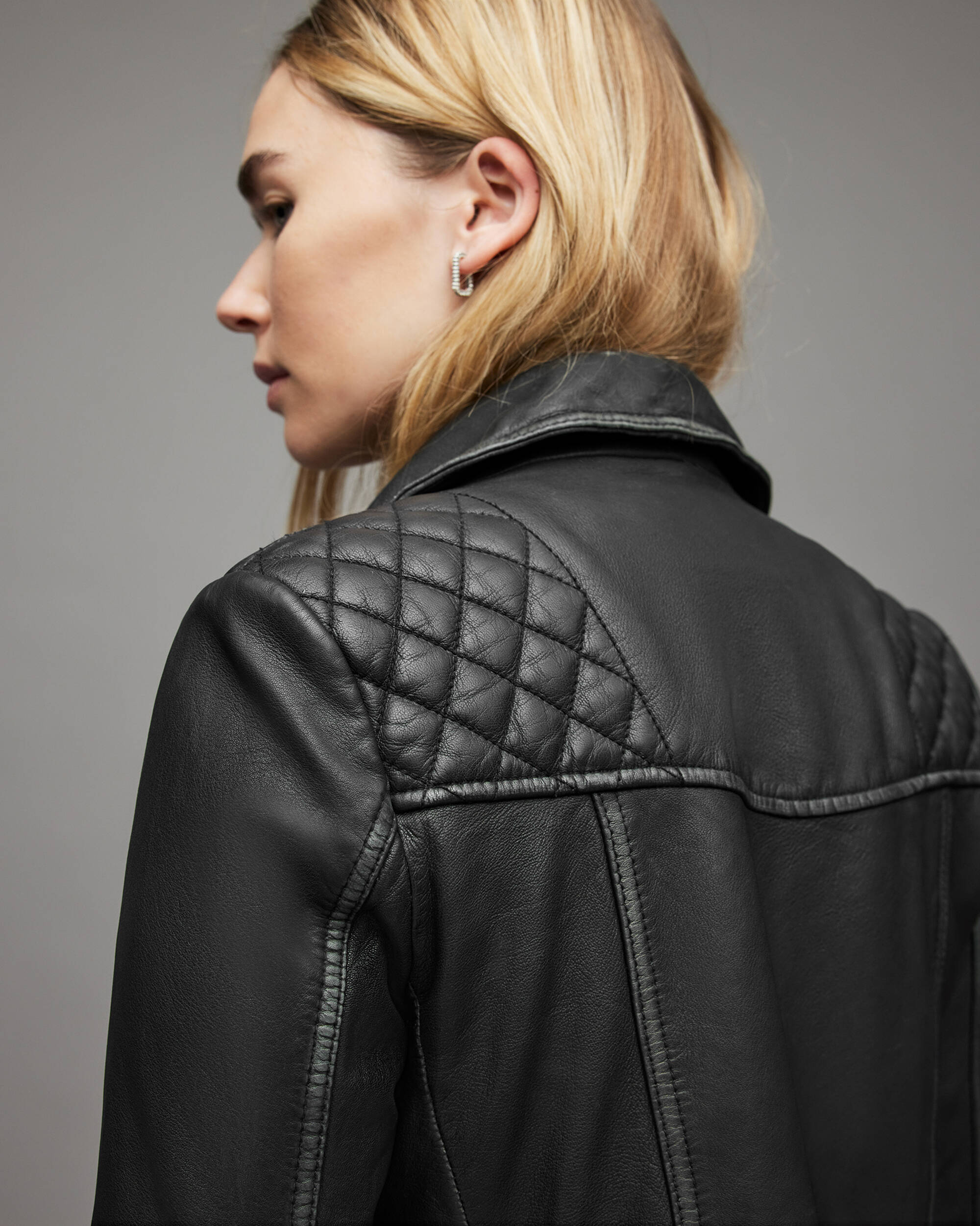 All saints walker leather jacket best sale